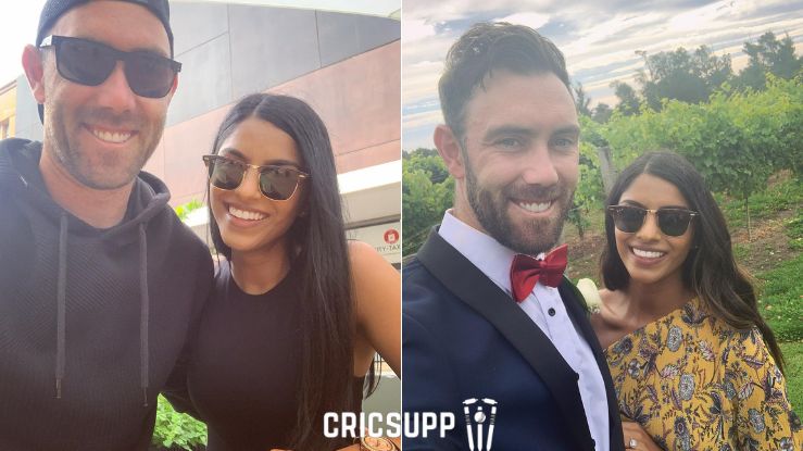 Vini Raman & Glenn Maxwell Photos