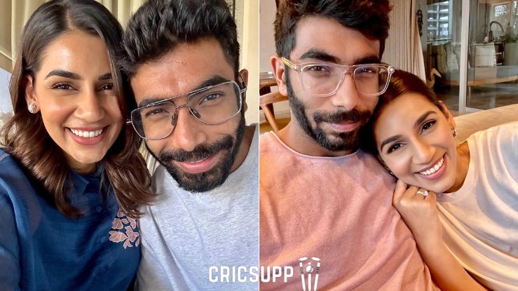 Sanjana Ganesan & Jasprit Bumrah Photos 